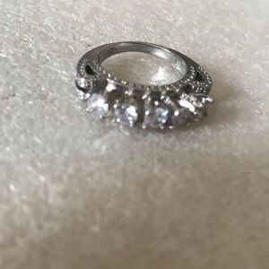 Elegant Silver925 Topaz Women's Ring